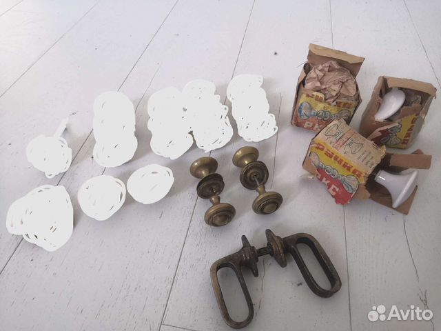 Ручки дверные латунь