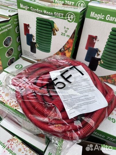 Шланг садовый увеличивается в 5 раз 100метррв