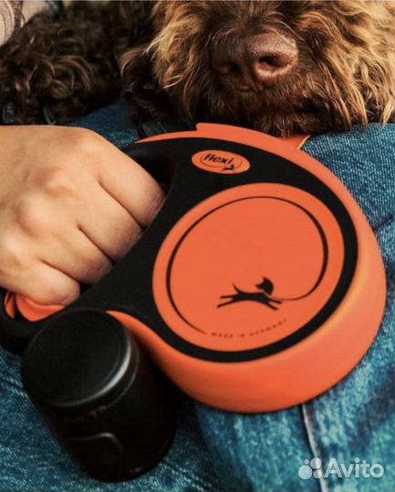 Поводок-рулетка Flexi Xtreme tape L 8m 55 kg новая