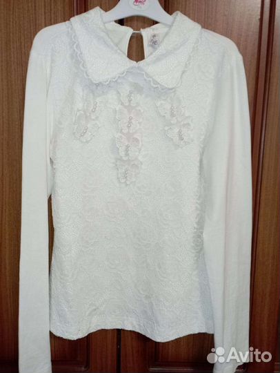 Блузка белая для девочек
