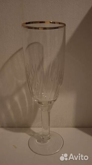 Хрустальные бокалы для шампанского