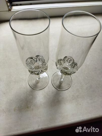 Свадебные бокалы продам