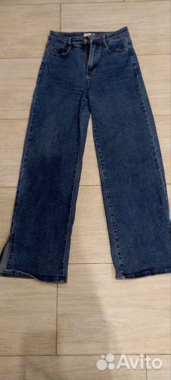 Джинсы широкие женские