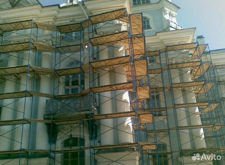 Прочные рамные строительные леса