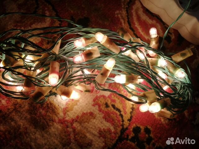 Новогодняя гирлянда СССР