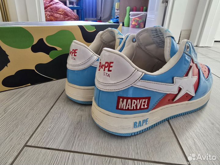 Кроссовки bape sta marvel