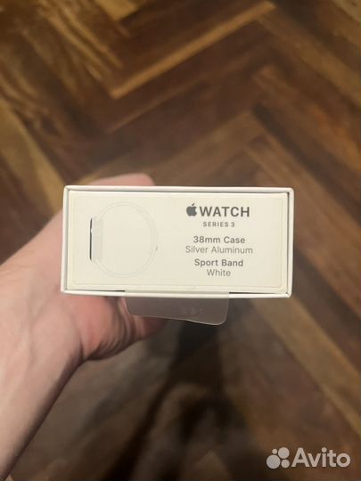 Коробка от apple watch 3 38mm silver