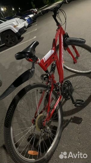 Велосипед горный двухподвесный