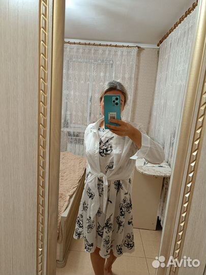Летнее платье с рубашкой