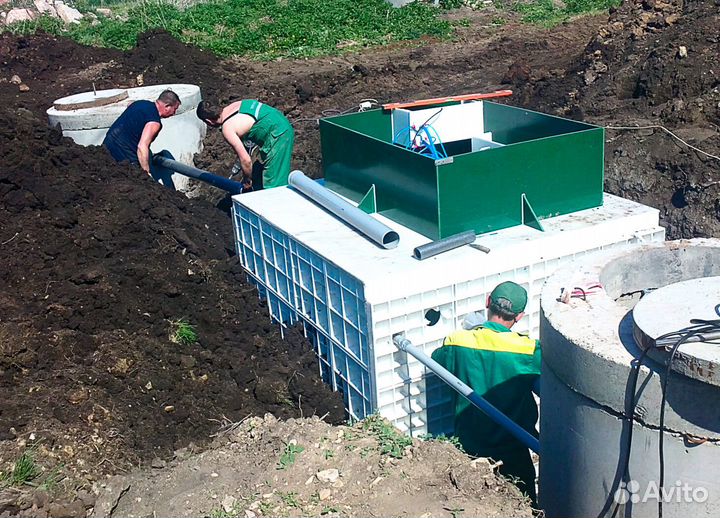 Автономная канализация под ключ для частного дома