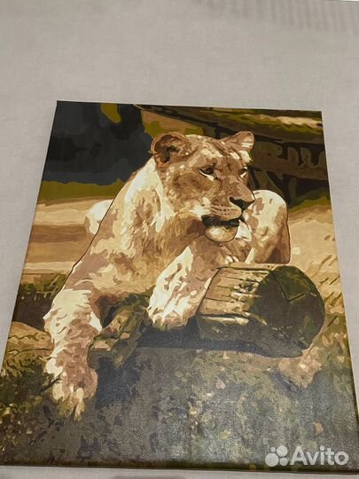 Картины по номерам раскрашенная