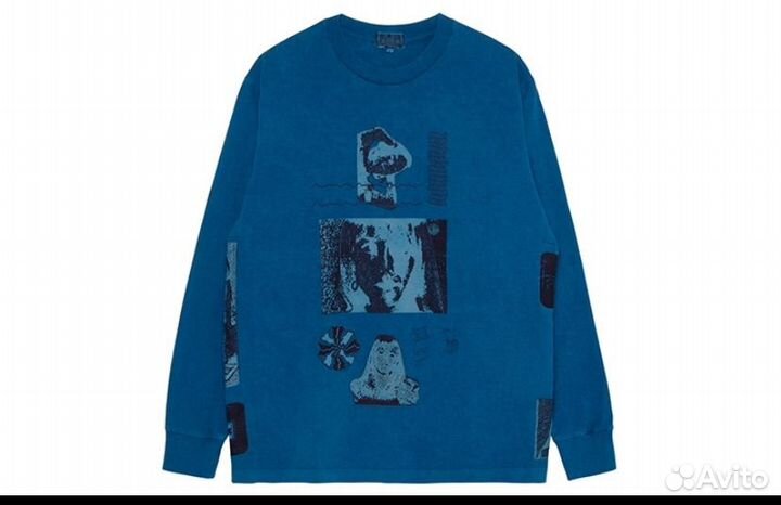 Лонгслив Cavempt Total Blue