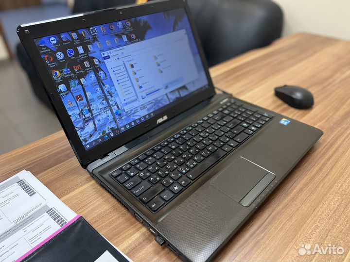 Ноутбук asus k52j i5 SSD