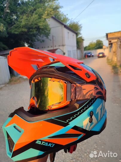 Мотошлем кроссовый ataki