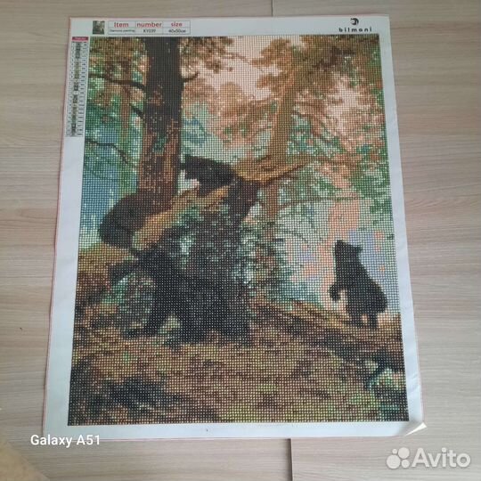 Алмазная вышивка готовая работа