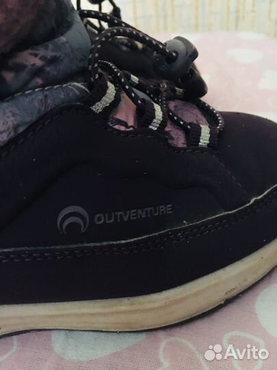 Сапоги зимние для девочки 30 размер, фирлетовые