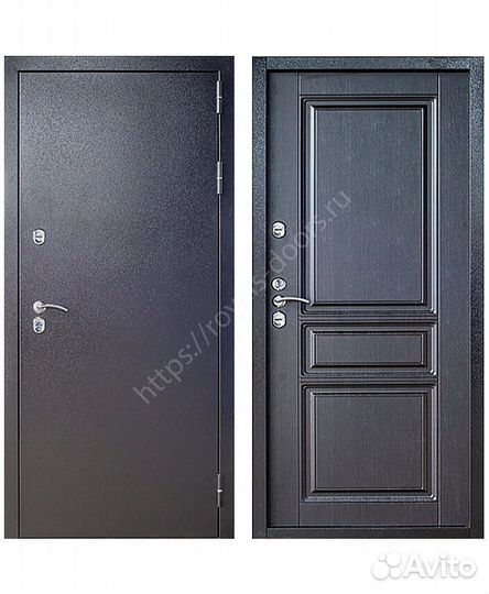 Входная металлическая дверь с терморазрывом