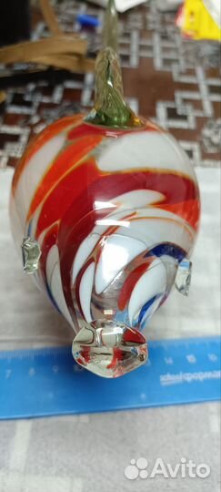 Рыба из гутого стекла СССР