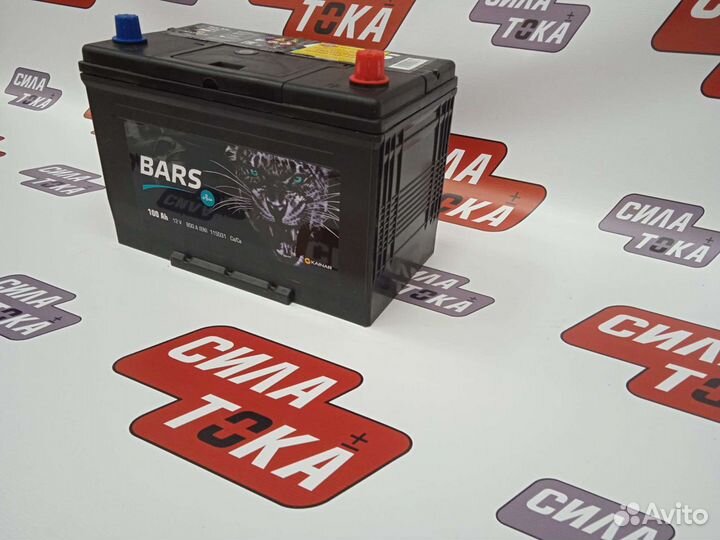 Аккумулятор 100 ah Bars Азия /Доставка