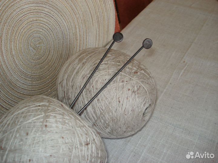 Шерсть. Пряжа. Экрю