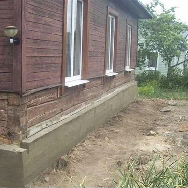 Подъем домов Замена венцов лаг нижней обвязки