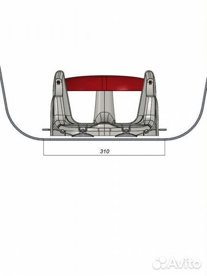 Стульчик для купания babyton