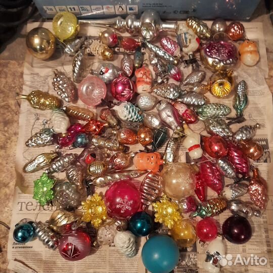 Елочные игрушки СССР