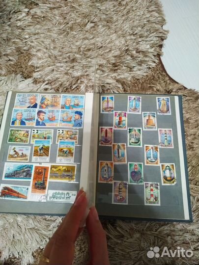 2 альбома с марками