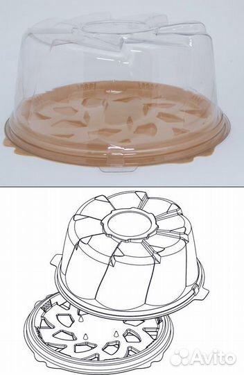 Контейнер для торта