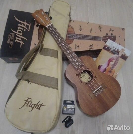 Укулеле концерт flight NUC pack новое