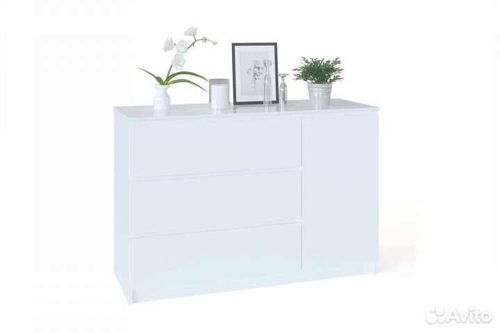 Комод Т-3Р с 3-мя ящиками и дверью