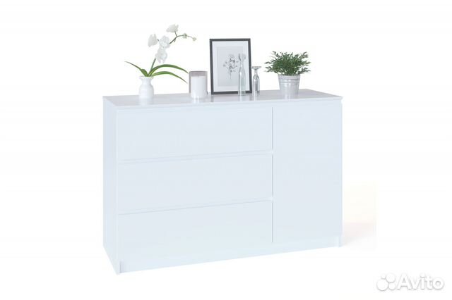 Комод Т-3Р с 3-мя ящиками и дверью