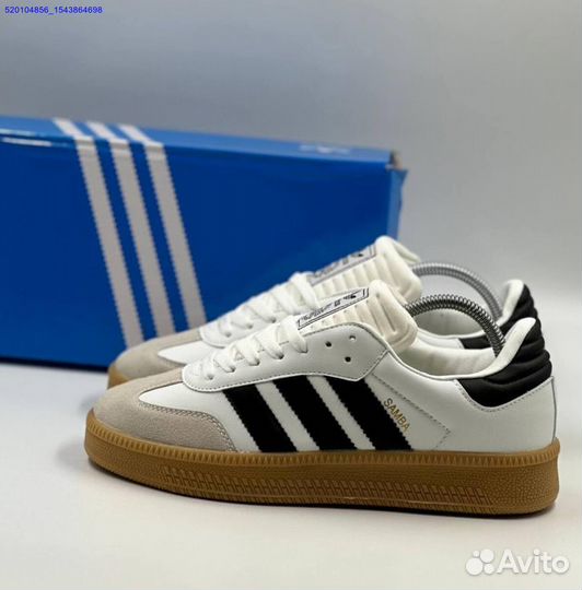 Кроссовки Adidas Samba White (Арт.58576)