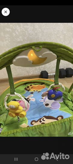 Развивающий коврик музыкальный