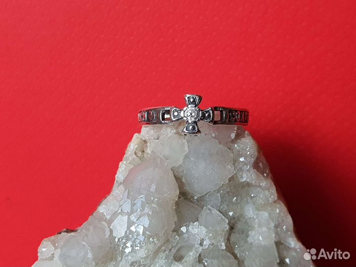 Кольцо серебро 925