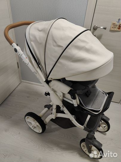 Коляска 2 в 1 Roan bass soft эко кожа