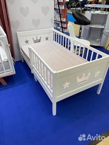 Кроватка берёза для малыша Лисенок высокий борт