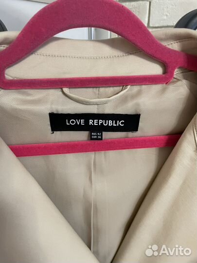 Пальто тренч love republic