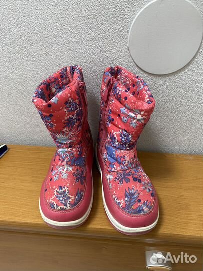 Дутики для девочки 27 размер