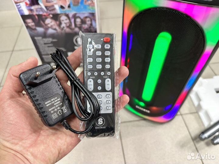 1200 W Портативная колонка bluetooth караоке