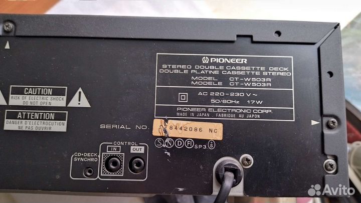 Кассетник Pioneer CT-W503R