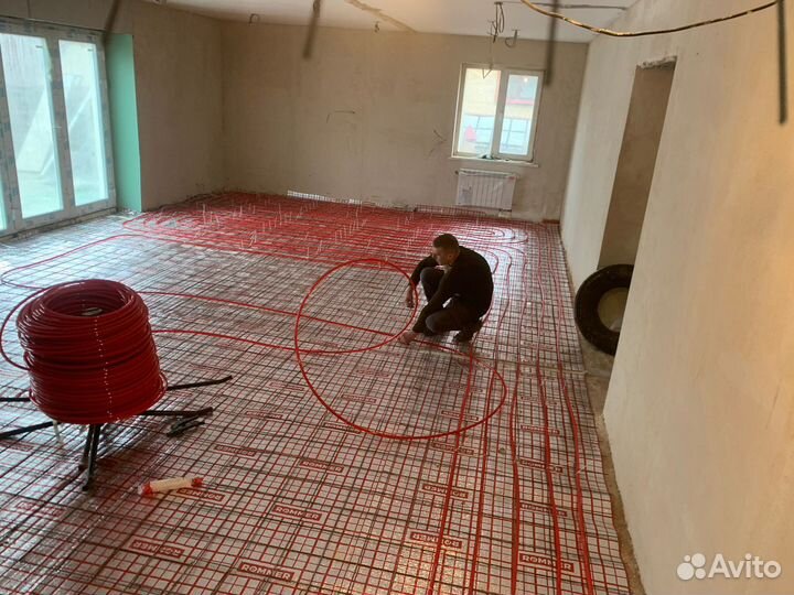 Сантехник отопление, теплые полы и водоснабжение