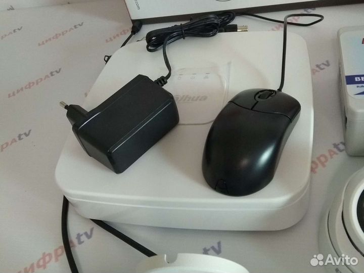 Комплект видеонаблюдения 10 IP Камер с микрофоном