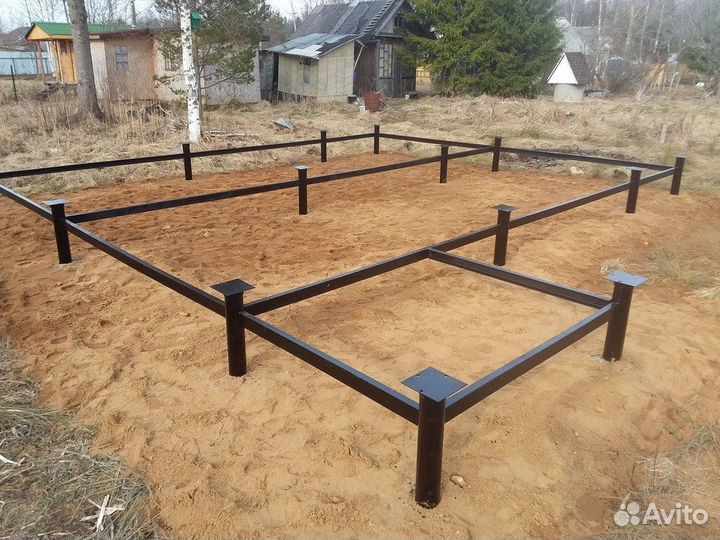 Винтовые сваи под ключ установка