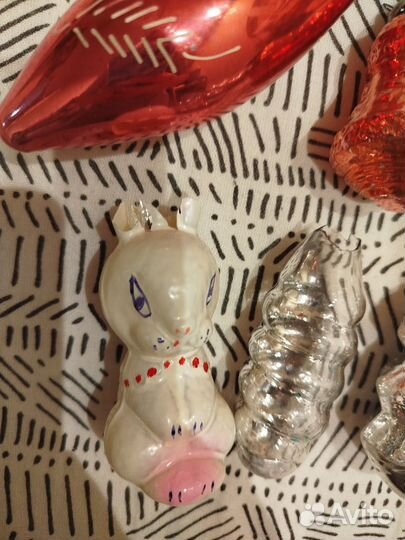 Елочные игрушки СССР под реставрацию