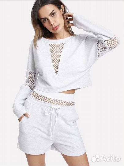 Спортивный костюм с сеткой