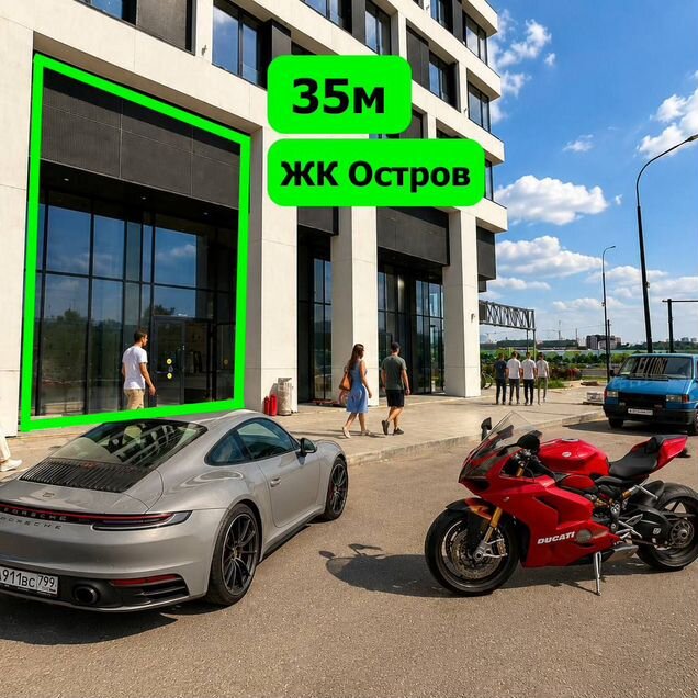 Помещение в ЖК Остров премиум-класс, 35 м²
