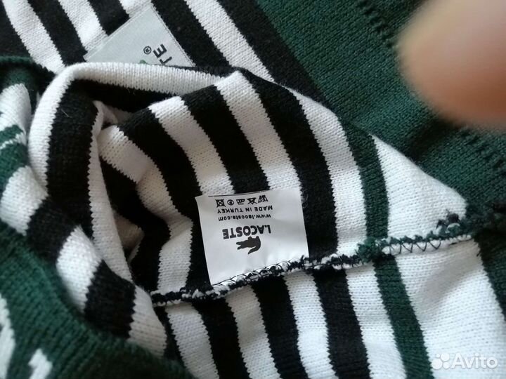 Шапка и шарф lacoste