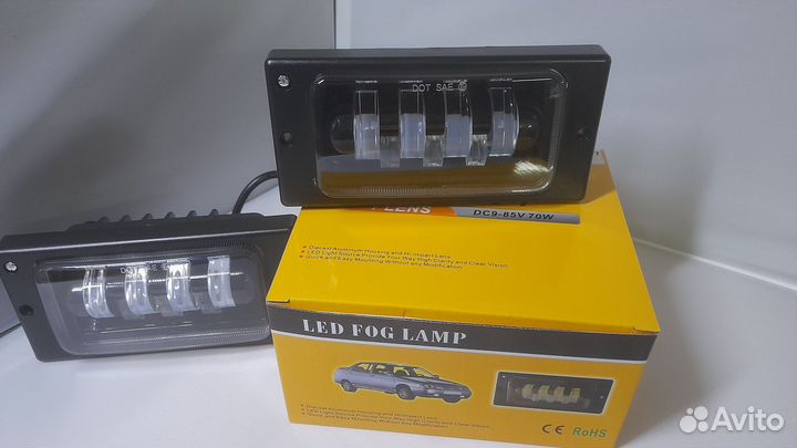 Противотуманные фары ваз 2110-2115 LED 70w