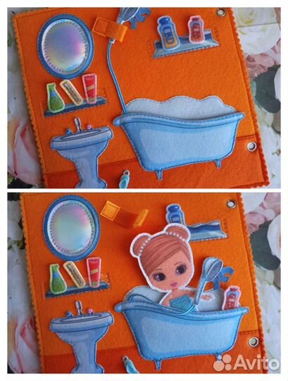 Книга ручной работы из фетра 